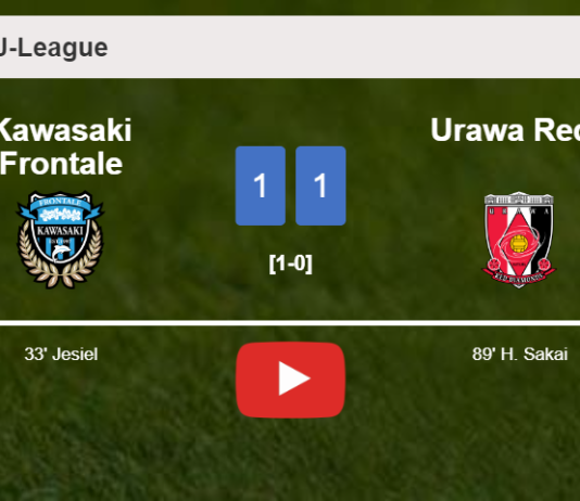 Urawa Reds snatches a draw against Kawasaki Frontale. HIGHLIGHTS