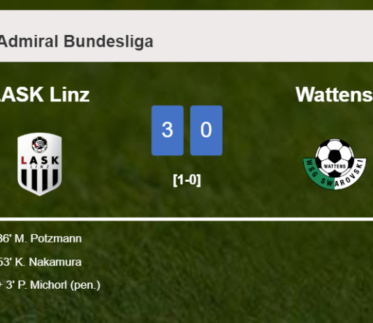 LASK Linz tops Wattens 3-0