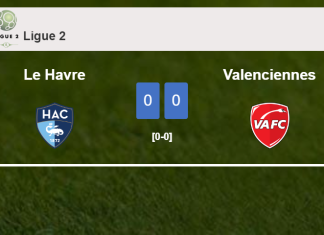 Valenciennes stops Le Havre with a 0-0 draw