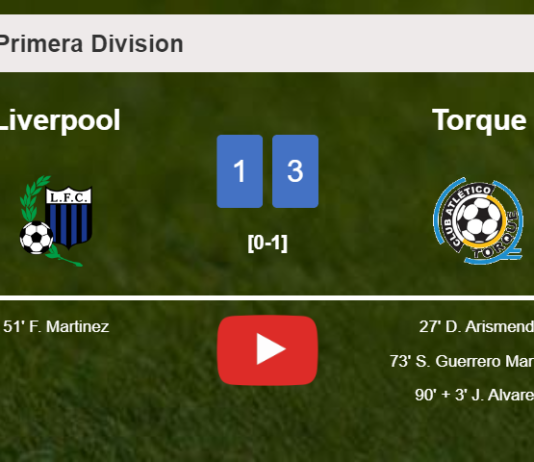 Torque conquers Liverpool 3-1. HIGHLIGHTS