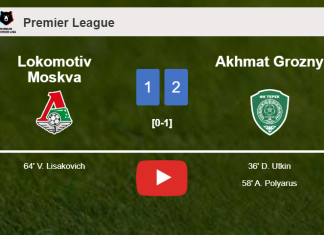 Akhmat Grozny tops Lokomotiv Moskva 2-1. HIGHLIGHTS