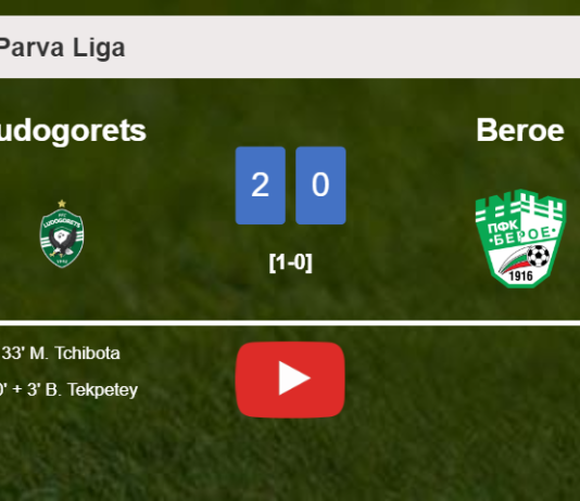 Ludogorets conquers Beroe 2-0 on Sunday. HIGHLIGHTS