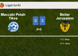 Beitar Jerusalem beats Maccabi Petah Tikva 3-0