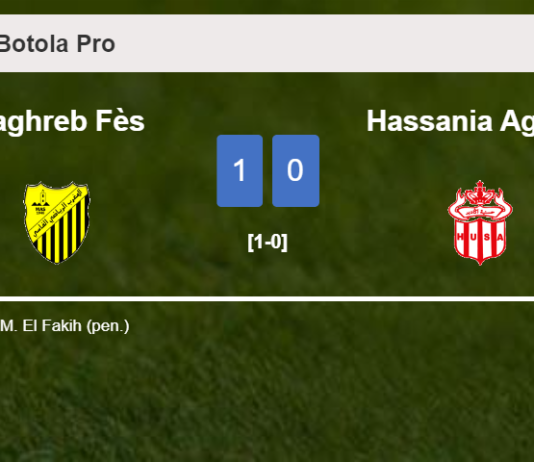 Maghreb Fès overcomes Hassania Agadir 1-0 with a goal scored by M. El