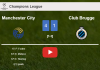 Manchester City liquidates Club Brugge 4-1 after playing a great match. HIGHLIGHTS