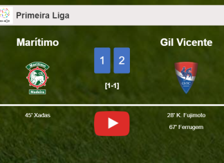 Gil Vicente defeats Marítimo 2-1. HIGHLIGHTS