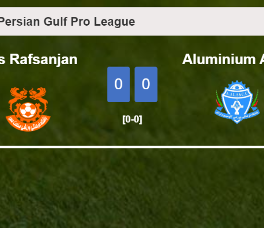 Mes Rafsanjan draws 0-0 with Aluminium Arak on Saturday