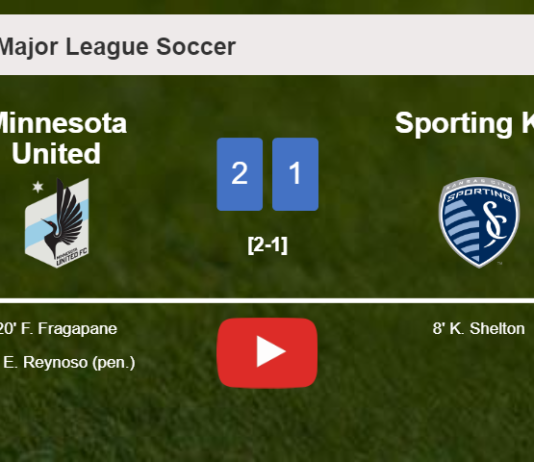Minnesota United recovers a 0-1 deficit to best Sporting KC 2-1. HIGHLIGHTS