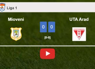 Mioveni draws 0-0 with UTA Arad on Saturday. HIGHLIGHTS