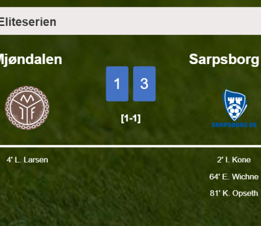 Sarpsborg 08 beats Mjøndalen 3-1