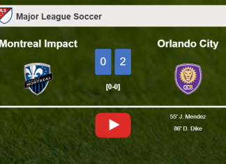 Orlando City overcomes Montreal Impact 2-0 on Sunday. HIGHLIGHTS