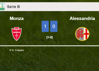 Monza prevails over Alessandria 1-0 with a goal scored by A. Colpani
