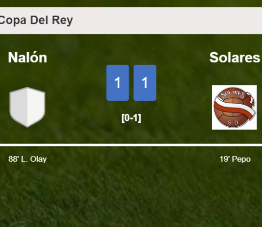 Nalón steals a draw against Solares