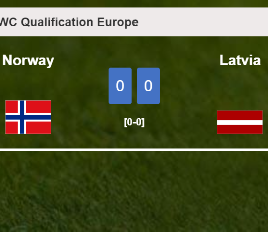 Norway draws 0-0 with Latvia on Saturday