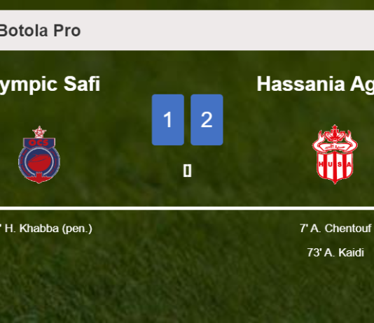 Hassania Agadir conquers Olympic Safi 2-1