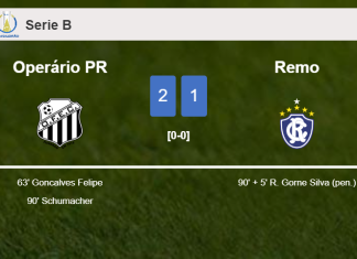 Operário PR seizes a 2-1 win against Remo