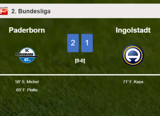 Paderborn tops Ingolstadt 2-1