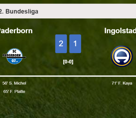 Paderborn tops Ingolstadt 2-1