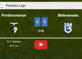 Portimonense surprises Belenenses with a 2-0 win. HIGHLIGHTS