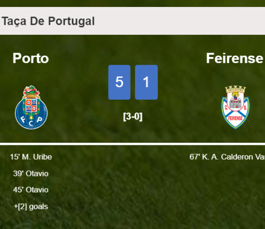 Porto obliterates Feirense 5-1 after playing a great match