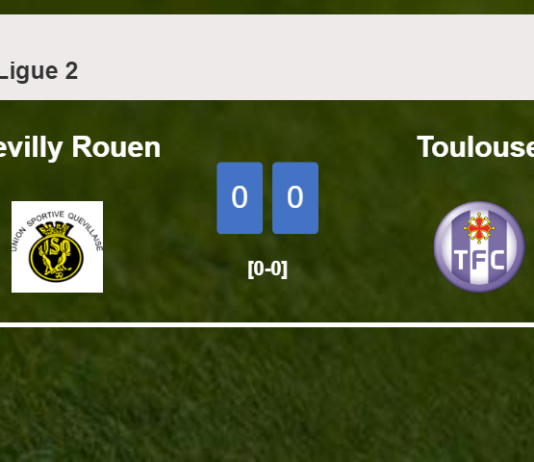 Quevilly Rouen stops Toulouse with a 0-0 draw