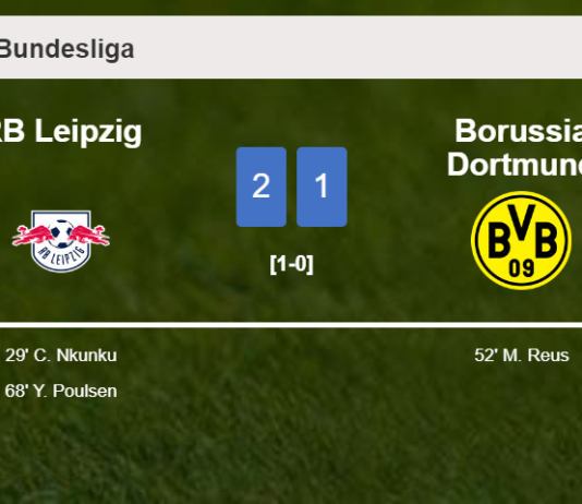RB Leipzig conquers Borussia Dortmund 2-1