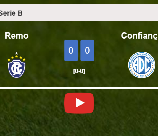 Remo draws 0-0 with Confiança on Sunday. HIGHLIGHTS