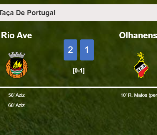 Rio Ave recovers a 0-1 deficit to defeat Olhanense 2-1 with A.  scoring 2 goals