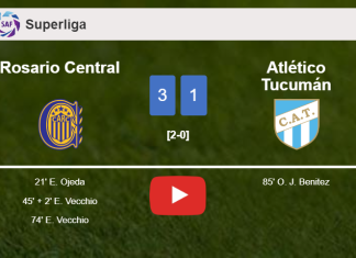 Rosario Central conquers Atlético Tucumán 3-1. HIGHLIGHTS