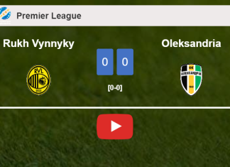 Rukh Vynnyky draws 0-0 with Oleksandria on Sunday. HIGHLIGHTS