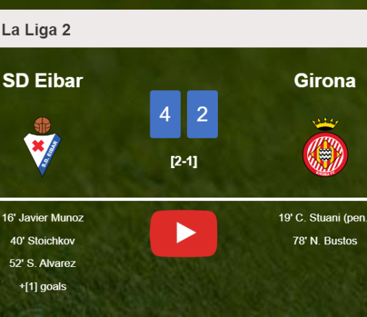 SD Eibar tops Girona 4-2. HIGHLIGHTS
