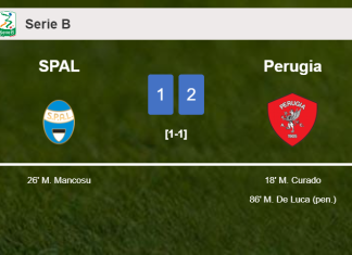 Perugia seizes a 2-1 win against SPAL