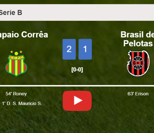Sampaio Corrêa snatches a 2-1 win against Brasil de Pelotas. HIGHLIGHTS
