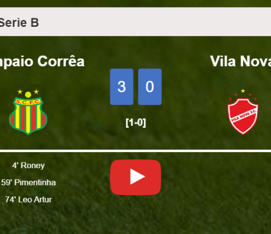 Sampaio Corrêa overcomes Vila Nova 3-0. HIGHLIGHTS