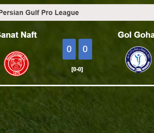 Sanat Naft draws 0-0 with Gol Gohar on Thursday