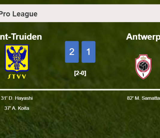 Sint-Truiden prevails over Antwerp 2-1