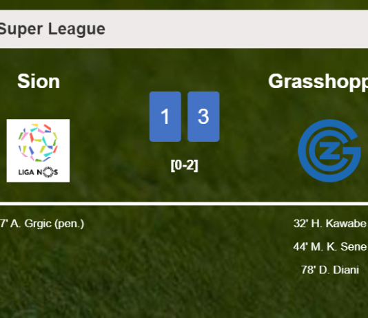 Grasshopper conquers Sion 3-1