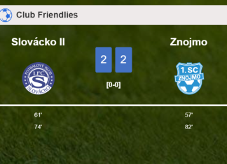 Slovácko II draws 0-0 with Znojmo on Saturday