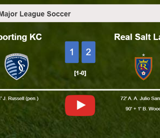 Real Salt Lake recovers a 0-1 deficit to conquer Sporting KC 2-1. HIGHLIGHTS
