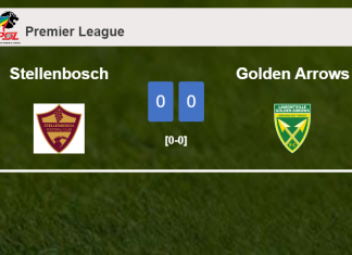 Stellenbosch draws 0-0 with Golden Arrows on Saturday
