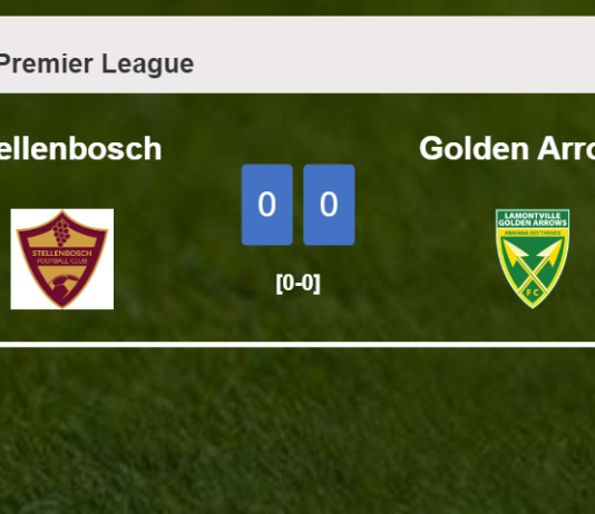 Stellenbosch draws 0-0 with Golden Arrows on Saturday