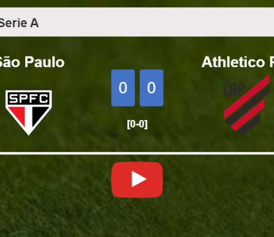 São Paulo draws 0-0 with Athletico PR on Wednesday. HIGHLIGHTS