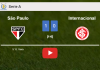 São Paulo beats Internacional 1-0 with a goal scored by G. Sara. HIGHLIGHTS