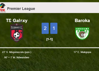 TS Galaxy recovers a 0-1 deficit to best Baroka 2-1