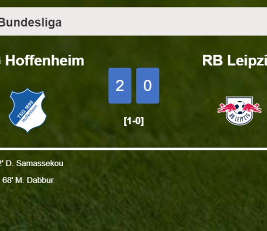 TSG Hoffenheim beats RB Leipzig 2-0 on Saturday