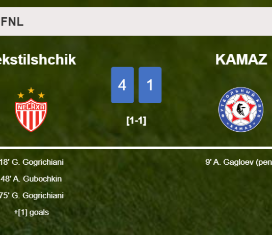 Tekstilshchik crushes KAMAZ 4-1 with a fantastic performance