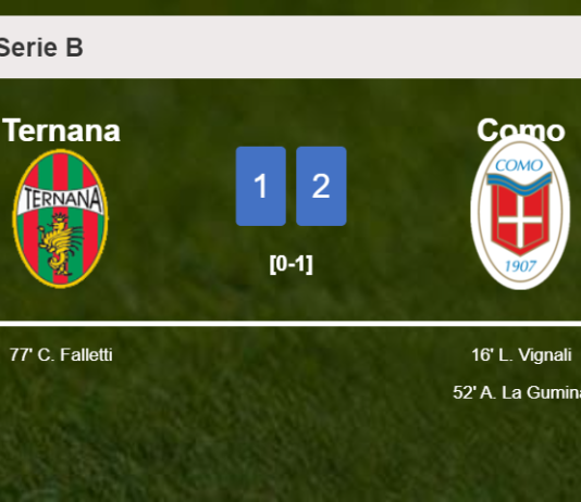 Como beats Ternana 2-1