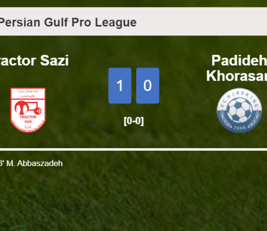 Tractor Sazi prevails over Padideh Khorasan 1-0 with a goal scored by M. Abbaszadeh