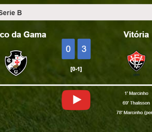 Vitória demolishes Vasco da Gama with 2 goals from M. . HIGHLIGHTS