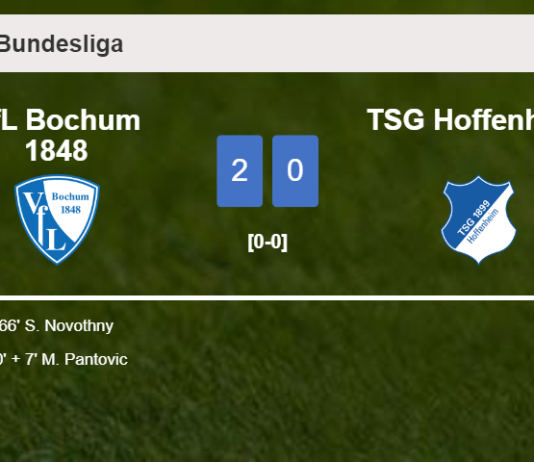 VfL Bochum 1848 prevails over TSG Hoffenheim 2-0 on Saturday
